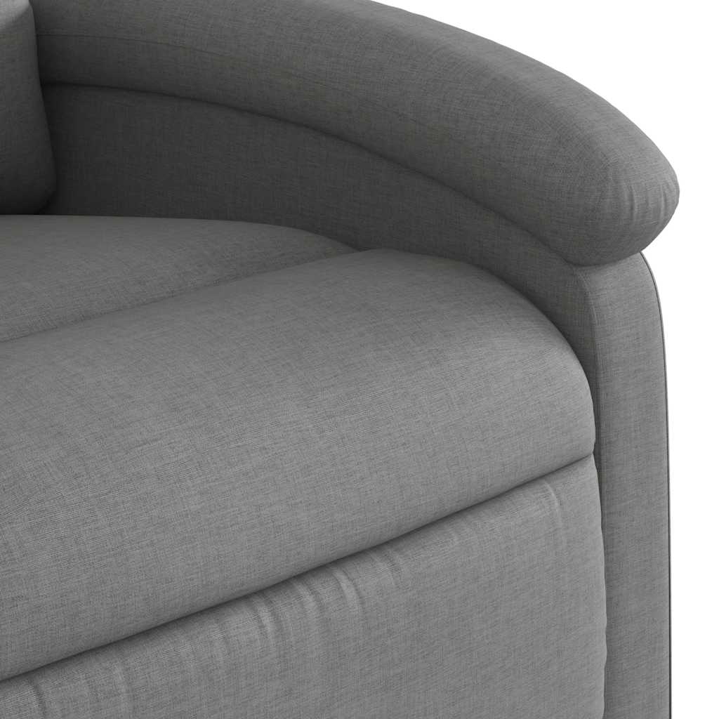 vidaXL Fauteuil de relaxation gris foncé en tissu