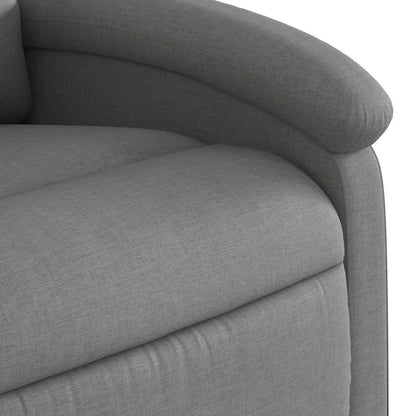 vidaXL Fauteuil de relaxation gris foncé en tissu