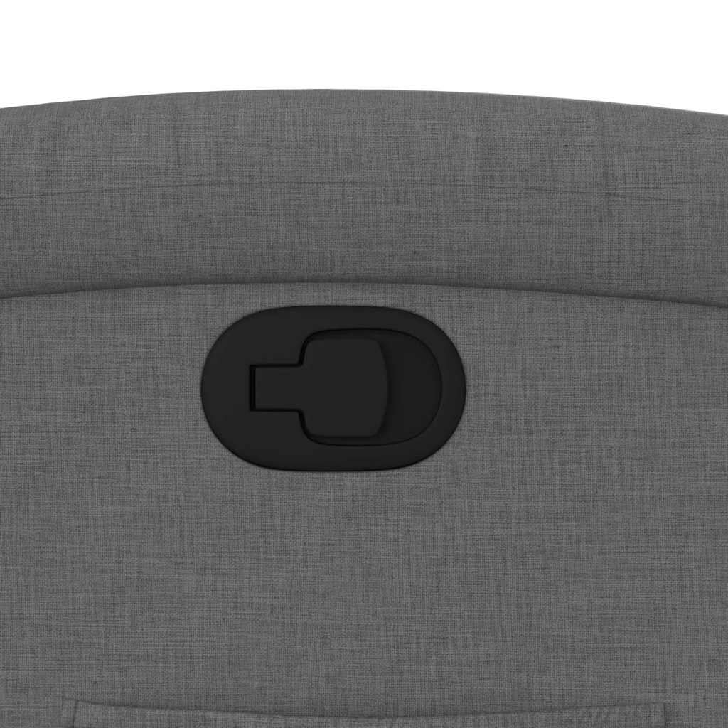 vidaXL Fauteuil de relaxation gris foncé en tissu