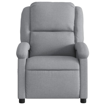 vidaXL Massagesessel Hellgrau Stoff