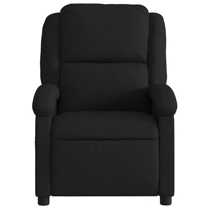 vidaXL Fauteuil de massage en tissu noir