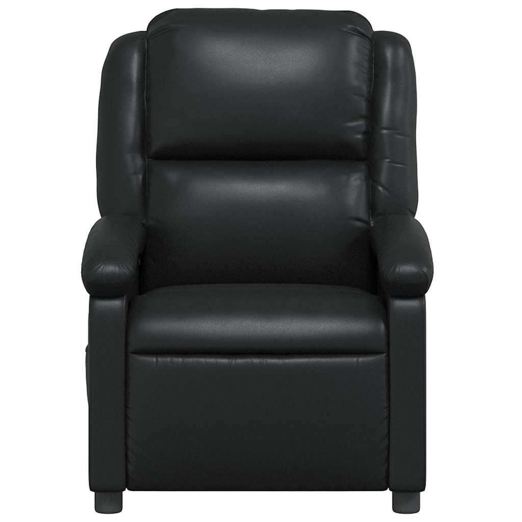 vidaXL Relaxsessel Schwarz Kunstleder