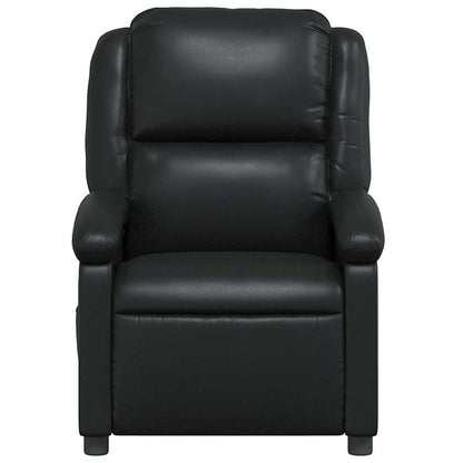 vidaXL Relaxsessel Schwarz Kunstleder
