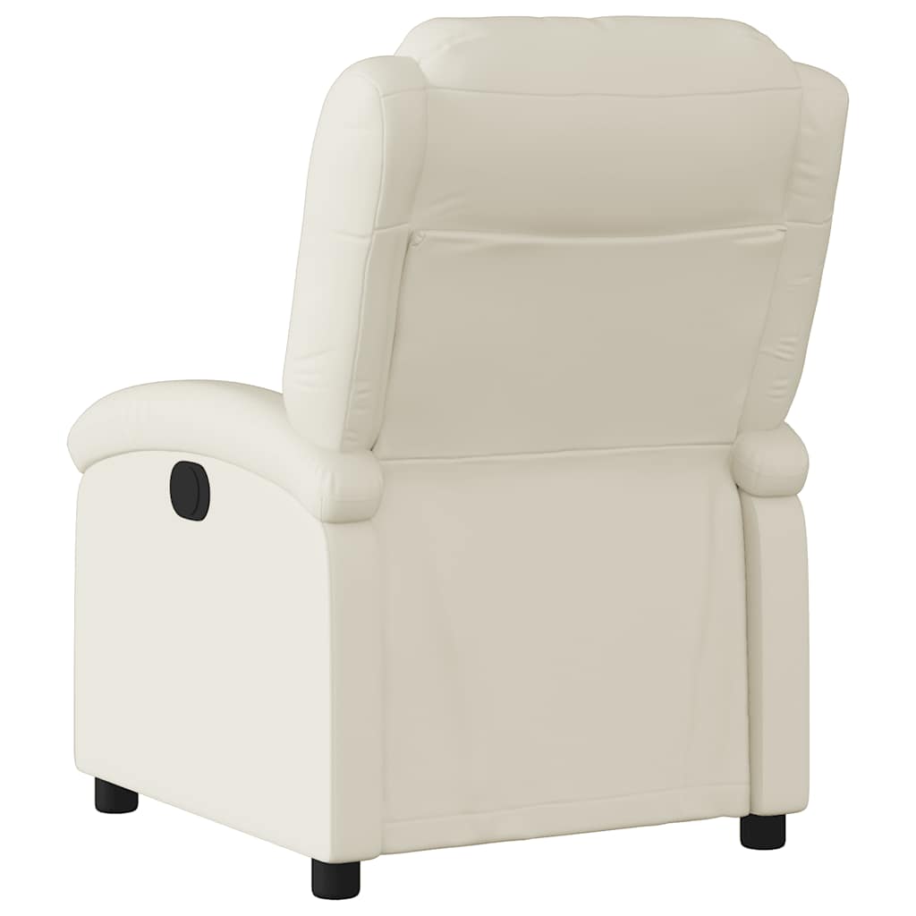 vidaXL Relaxsessel Creme Kunstleder