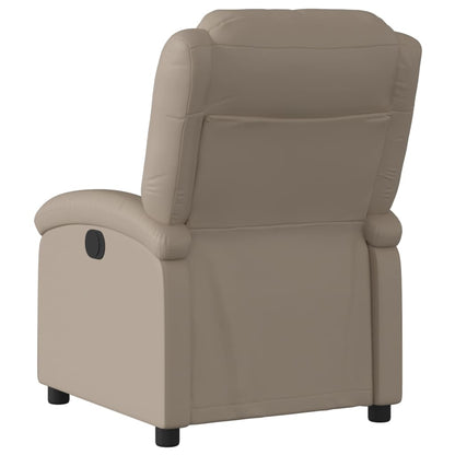 vidaXL Fauteuil relax marron cappuccino en similicuir