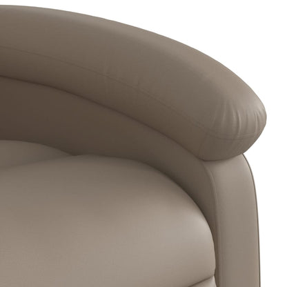 vidaXL Fauteuil relax marron cappuccino en similicuir