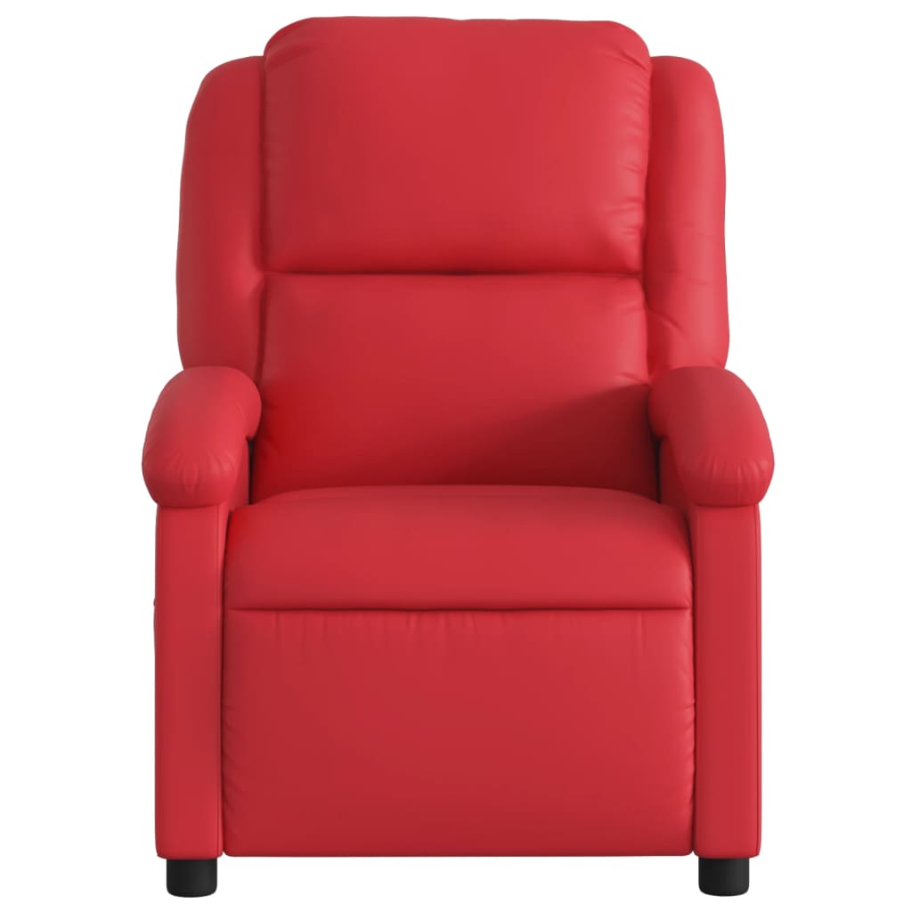 vidaXL Massagesessel Rot Kunstleder