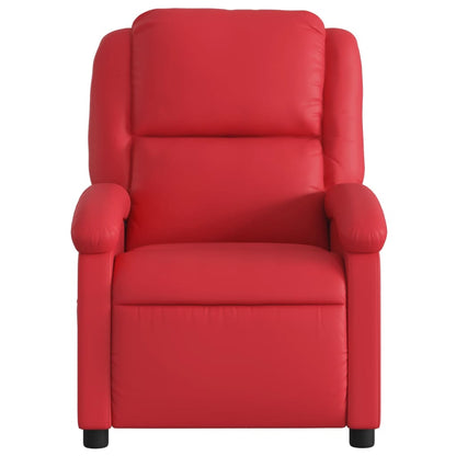 vidaXL Massagesessel Rot Kunstleder