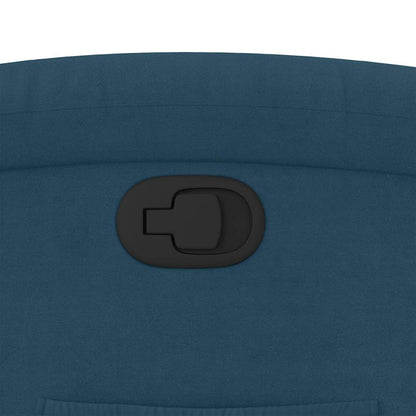 vidaXL Relaxsessel Blau Samt