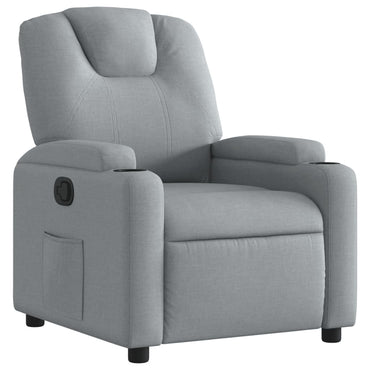 vidaXL Relaxsessel Hellgrau Stoff