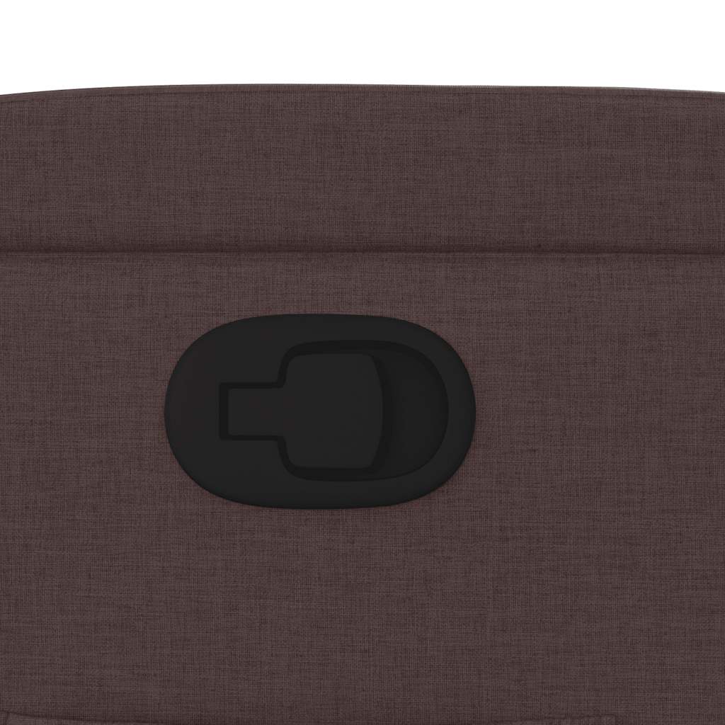 vidaXL Relaxsessel Dunkelbraun Stoff