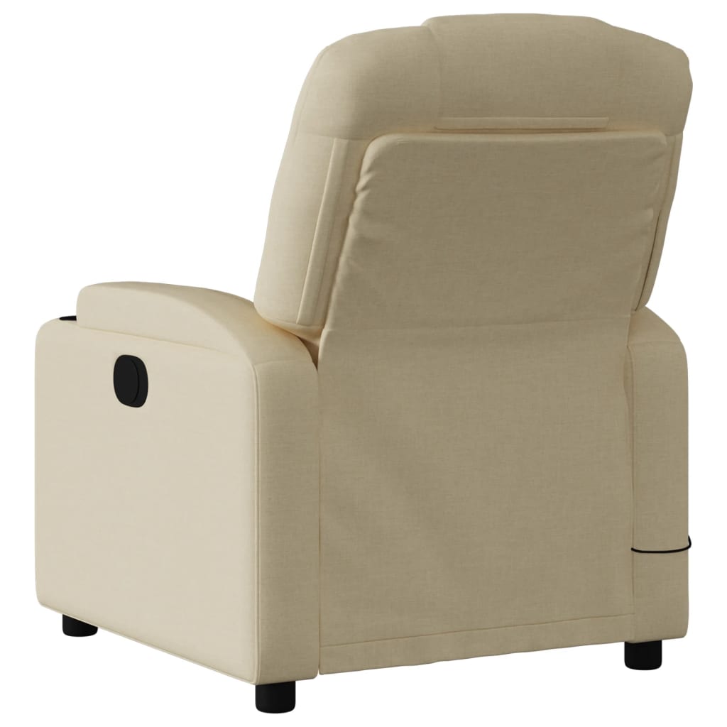 vidaXL Relaxsessel Creme Stoff