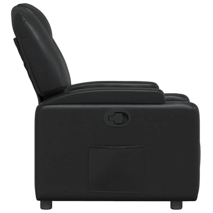 vidaXL Relaxsessel Schwarz Kunstleder