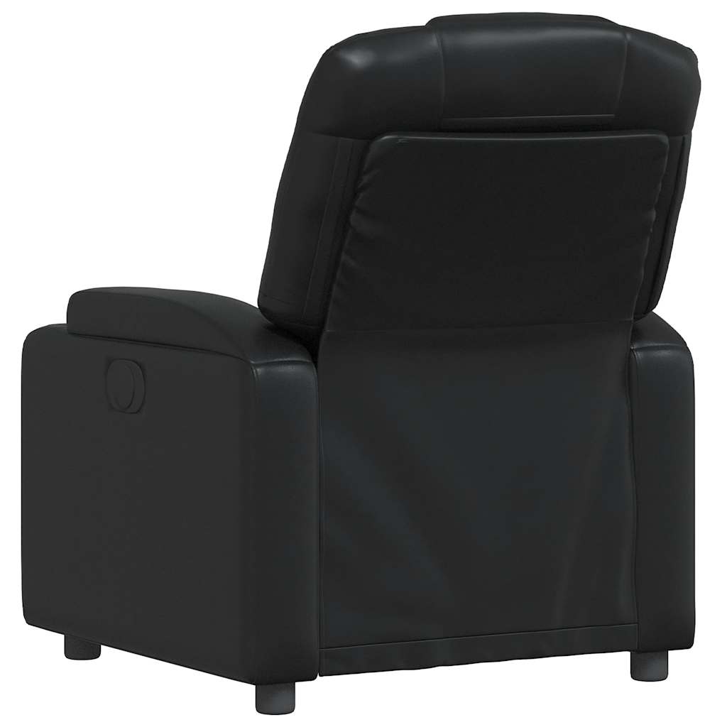 vidaXL Relaxsessel Schwarz Kunstleder