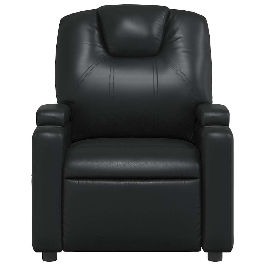 vidaXL Massagesessel Schwarz Kunstleder