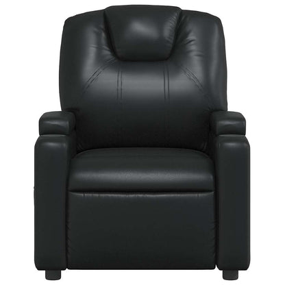 vidaXL Massagesessel Schwarz Kunstleder