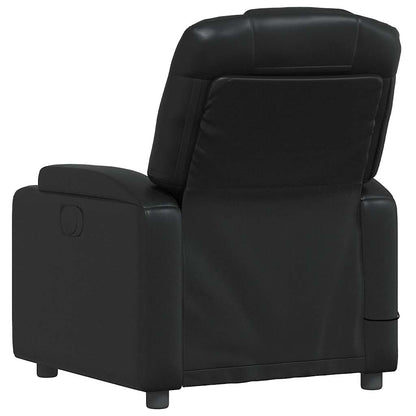 vidaXL Massagesessel Schwarz Kunstleder