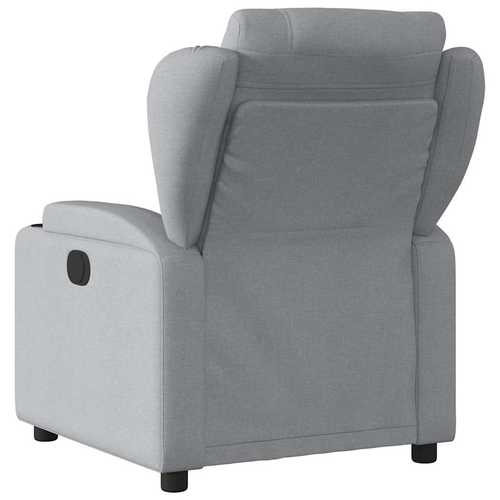 vidaXL Relaxsessel Hellgrau Stoff