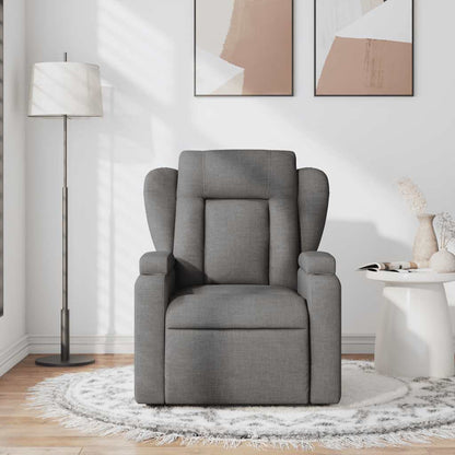 vidaXL Massagesessel Dunkelgrau Stoff