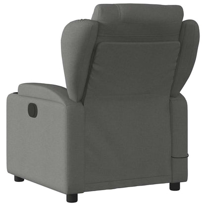 vidaXL Massagesessel Dunkelgrau Stoff