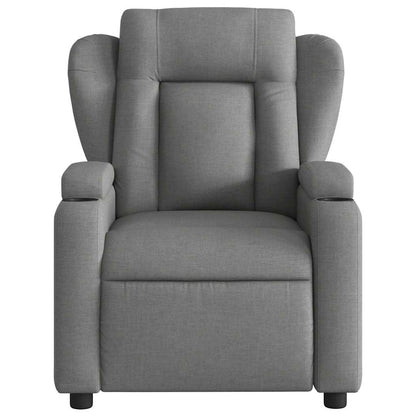 vidaXL Massagesessel Dunkelgrau Stoff