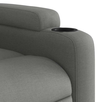 vidaXL Massagesessel Dunkelgrau Stoff