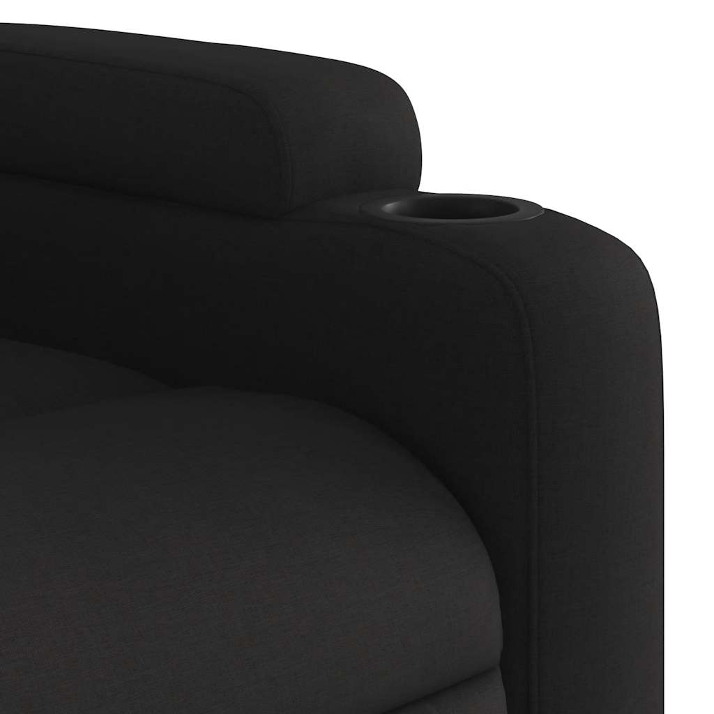 vidaXL Massagesessel Schwarz Stoff