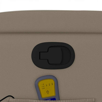 vidaXL Massagesessel Cappuccino-Braun Kunstleder