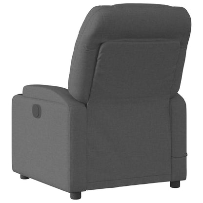 vidaXL Massagesessel Dunkelgrau Stoff