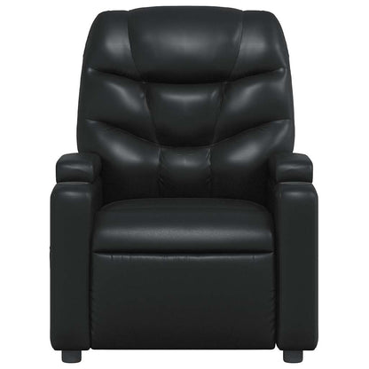 vidaXL Relaxsessel Schwarz Kunstleder