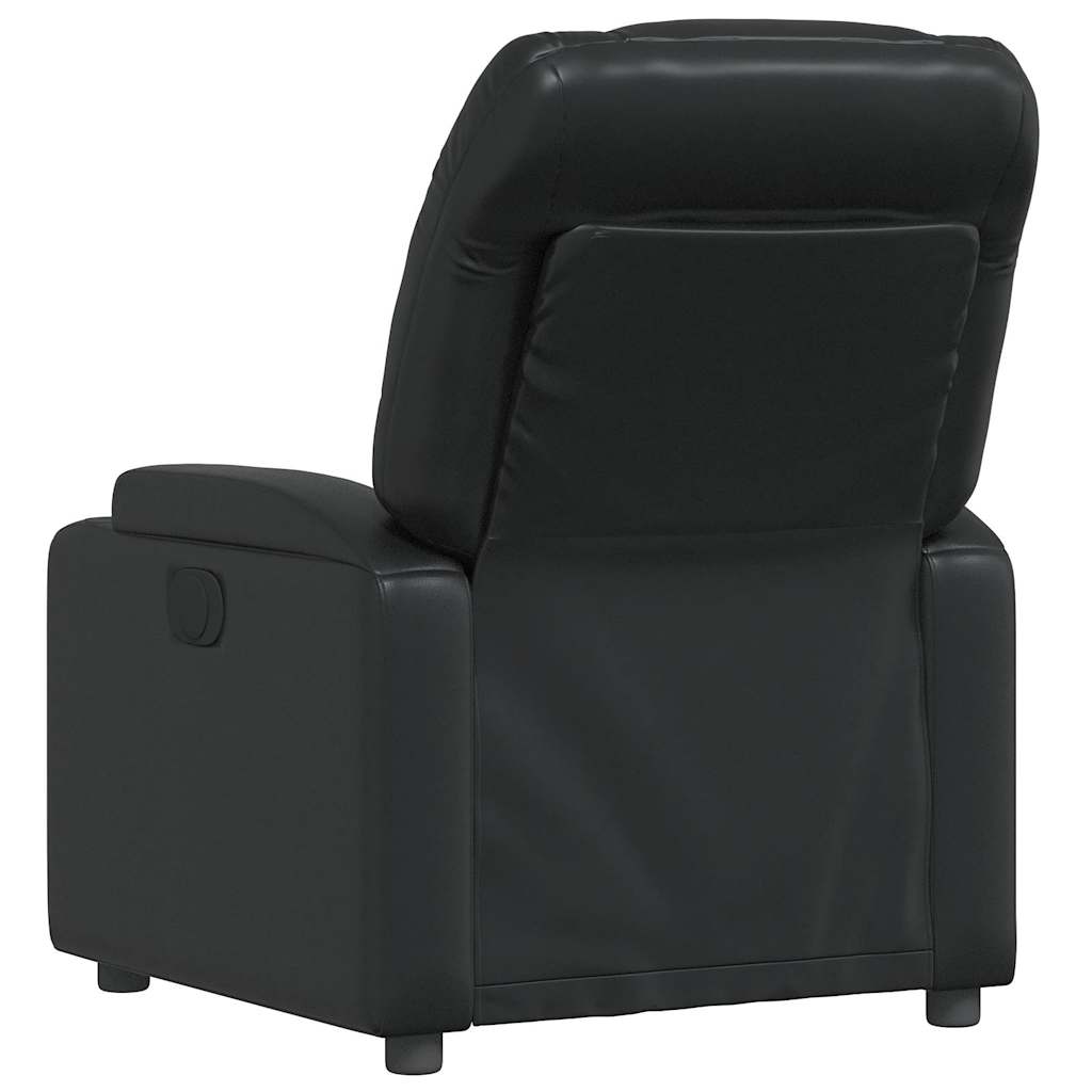 vidaXL Relaxsessel Schwarz Kunstleder