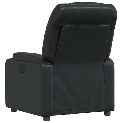 vidaXL Relaxsessel Schwarz Kunstleder