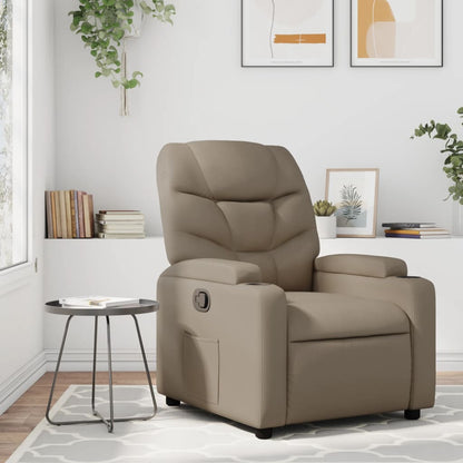vidaXL Relaxsessel Cappuccino-Braun Kunstleder