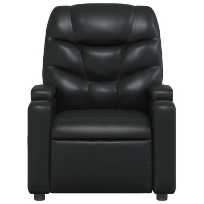vidaXL Massagesessel Schwarz Kunstleder