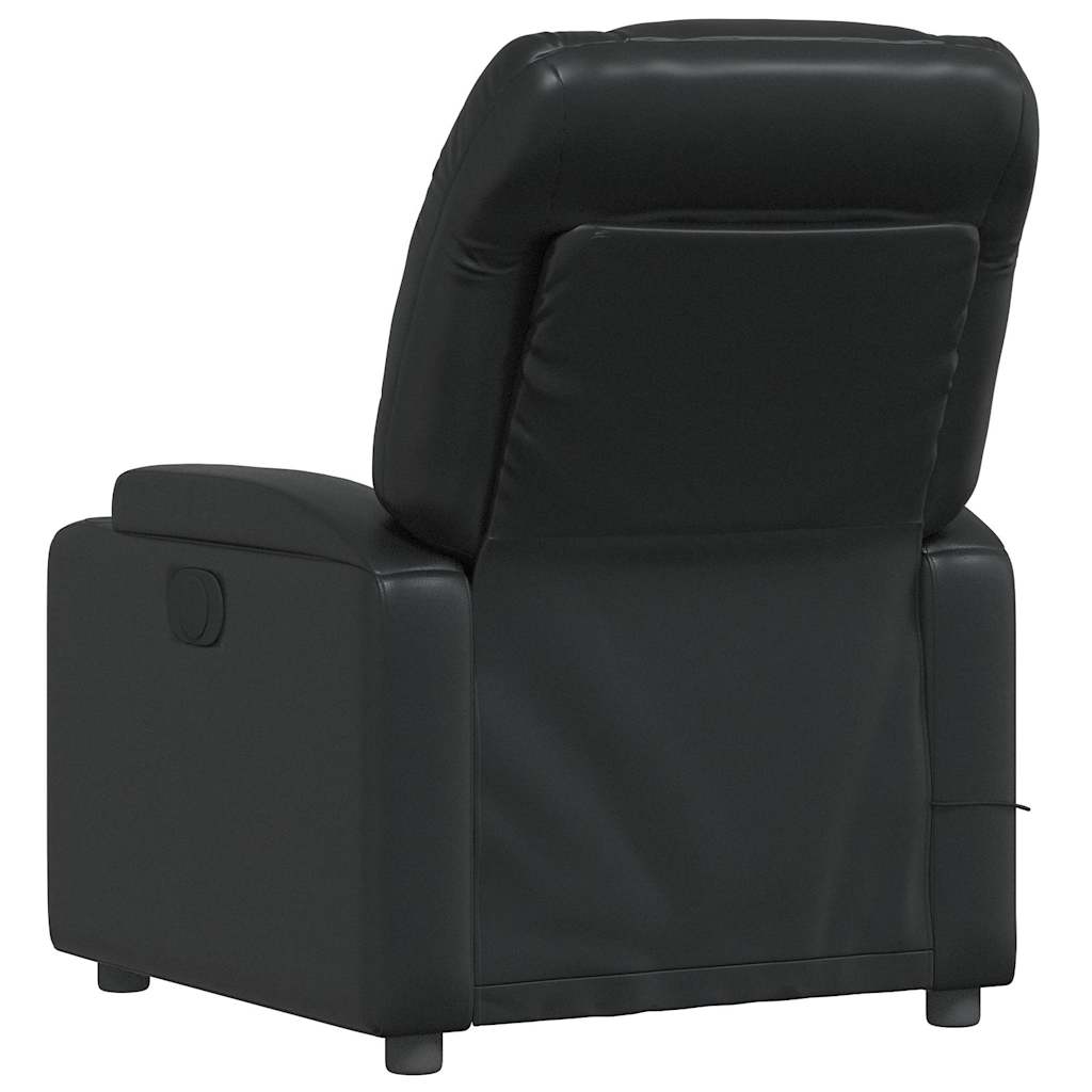 vidaXL Massagesessel Schwarz Kunstleder