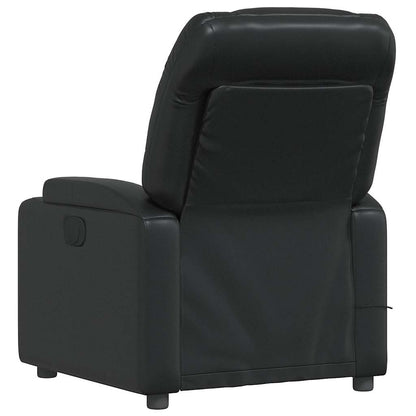 vidaXL Massagesessel Schwarz Kunstleder