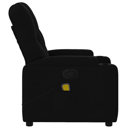 vidaXL Massagesessel Schwarz Stoff
