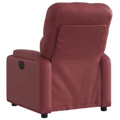 vidaXL Fauteuil relax bordeaux en similicuir