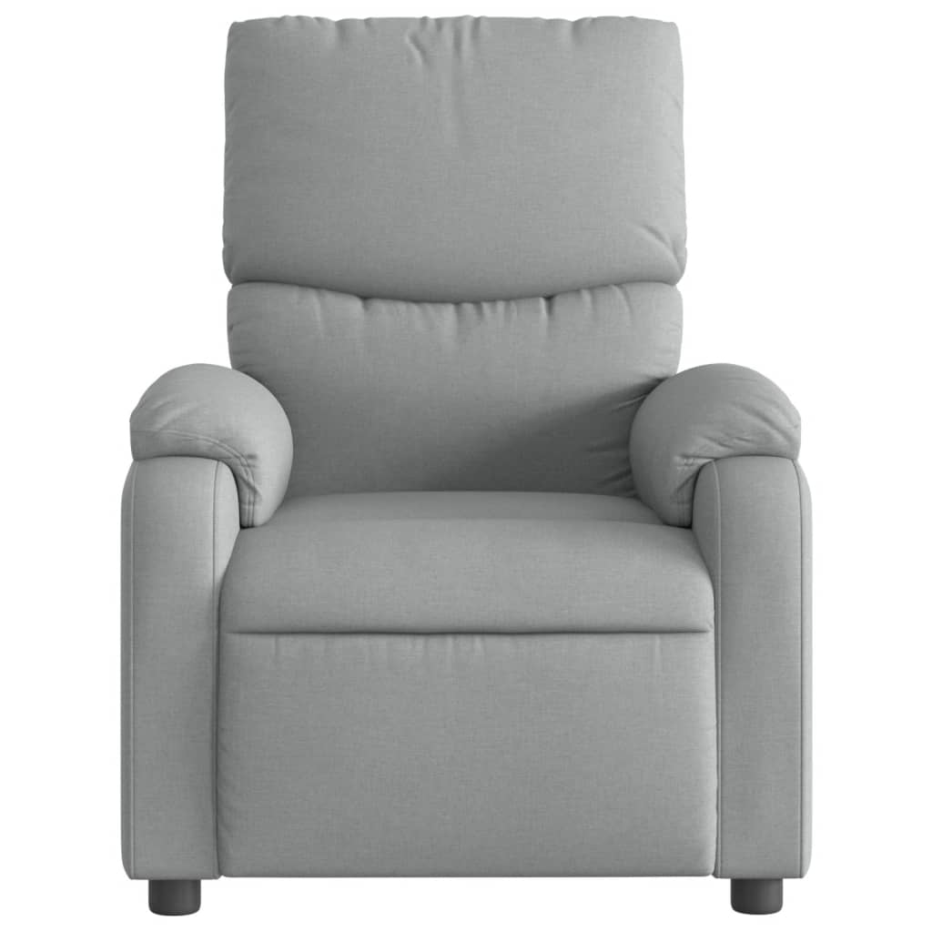 vidaXL Relaxsessel Hellgrau Stoff