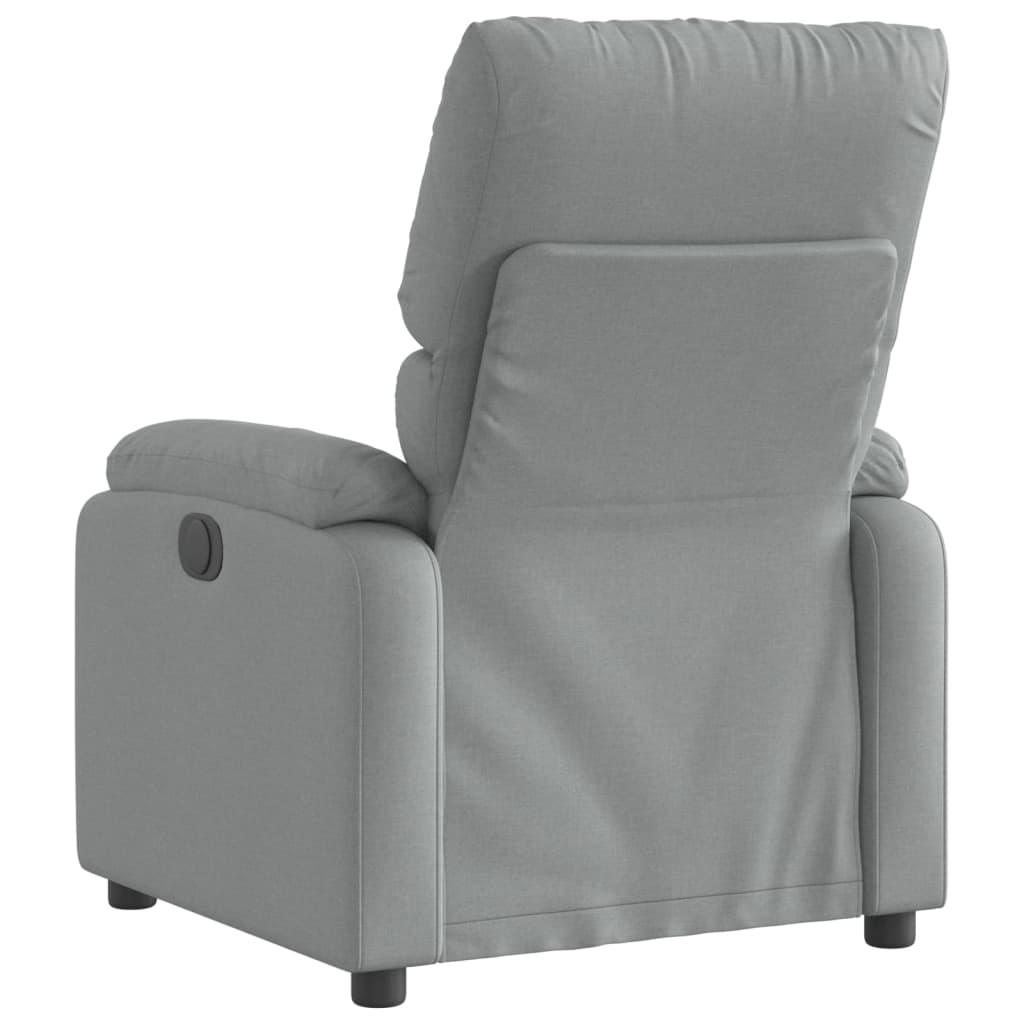vidaXL Relaxsessel Hellgrau Stoff