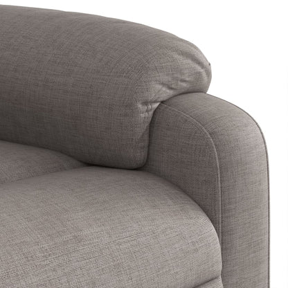 vidaXL Massagesessel Taupe Stoff