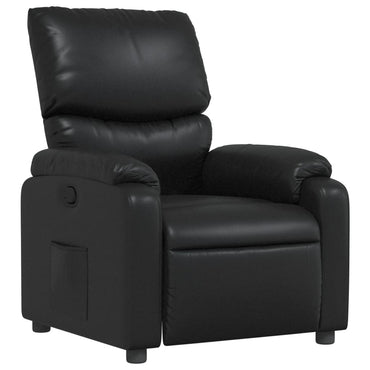 vidaXL Relaxsessel Schwarz Kunstleder