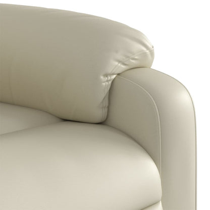 vidaXL Relaxsessel Creme Kunstleder