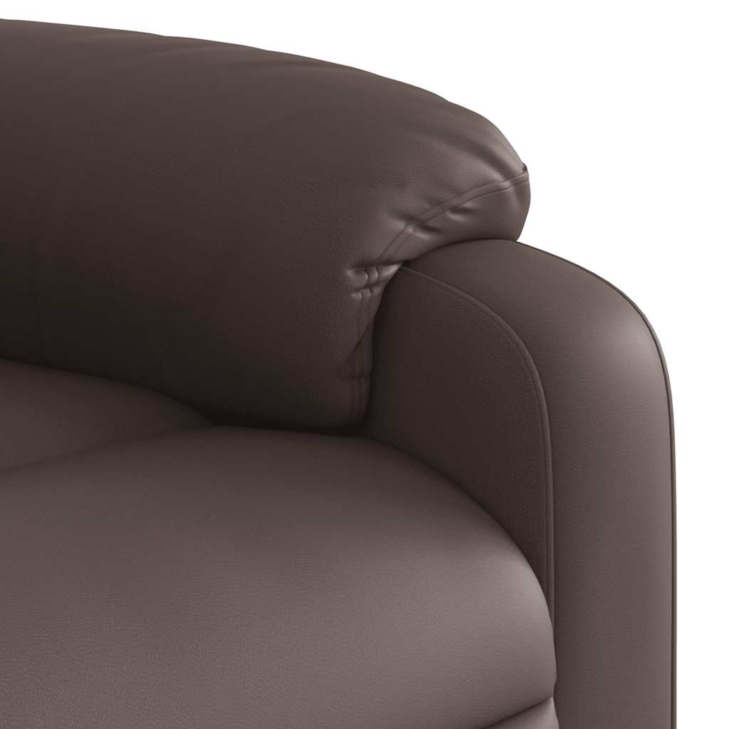 vidaXL Massagesessel Braun Kunstleder