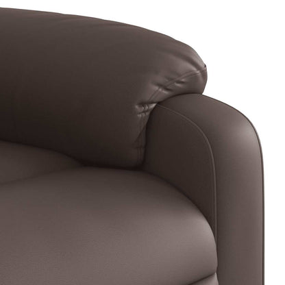 vidaXL Massagesessel Braun Kunstleder