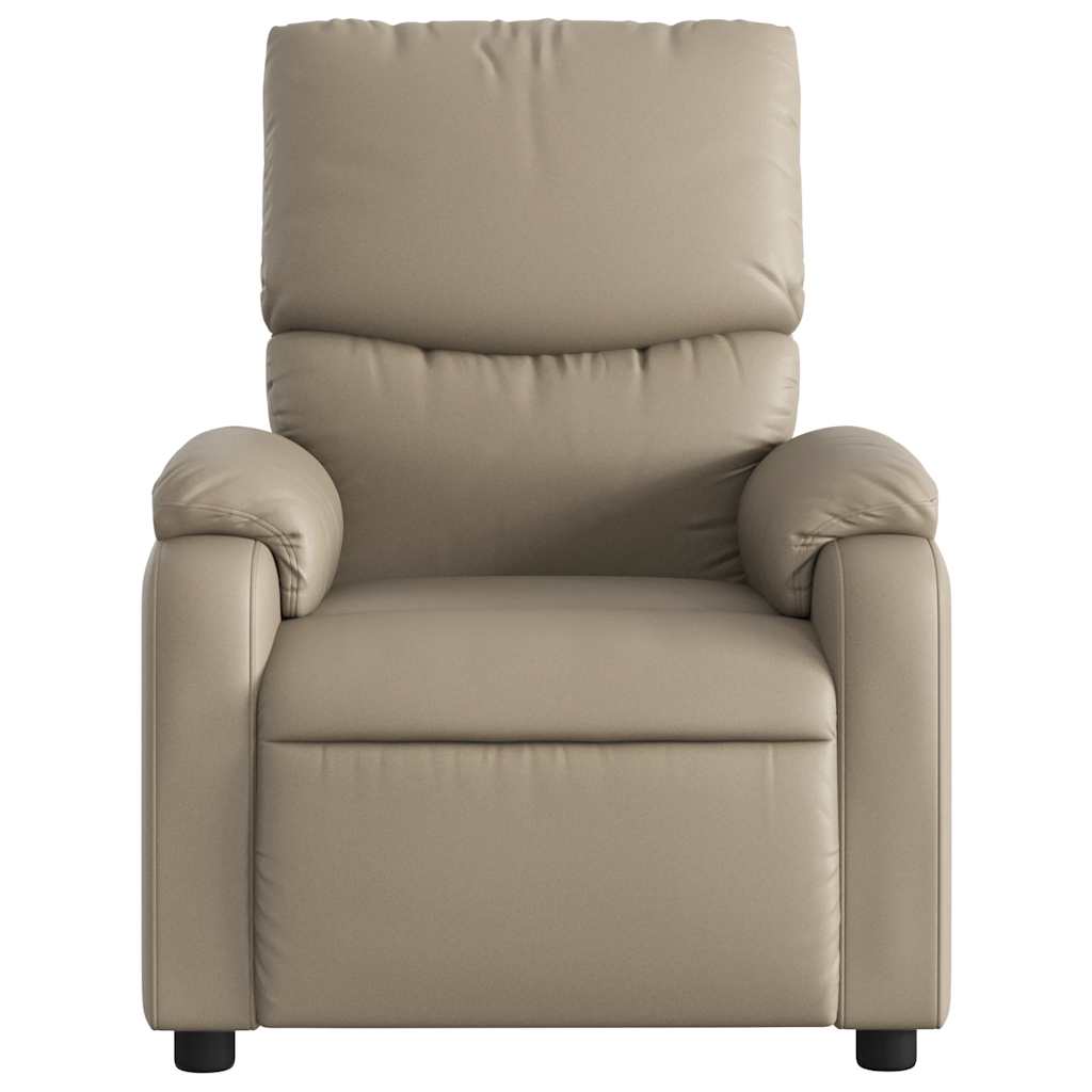 vidaXL Massagesessel Cappuccino-Braun Kunstleder