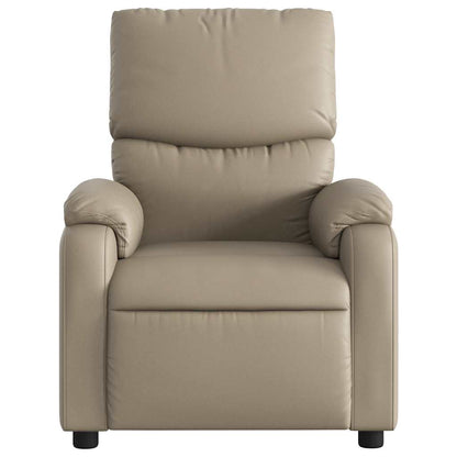 vidaXL Massagesessel Cappuccino-Braun Kunstleder