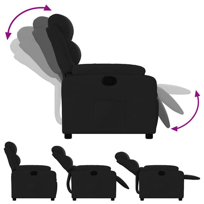 vidaXL Relaxsessel Schwarz Stoff