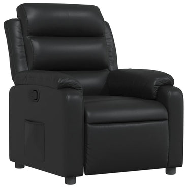 vidaXL Relaxsessel Schwarz Kunstleder