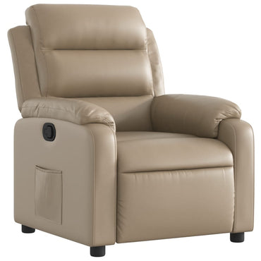 vidaXL Relaxsessel Cappuccino-Braun Kunstleder